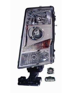 FARO FANALE PROIETTORE ANTERIORE VOLVO TRUCK FM-FH 2002 C/CONNET. OVALE E RETT. DX DEPO 25890
