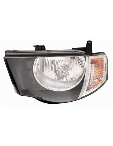 FARO FANALE PROIETTORE ANTERIORE MITSUBISHI L200 2005 FAN. BIANCO DOPPIA CABINA DX DEPO 26030