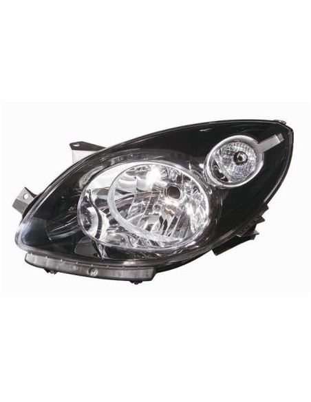 FARO FANALE PROIETTORE ANTERIORE RENAULT TWINGO 2007 PARAB. NERA DX DEPO 26680