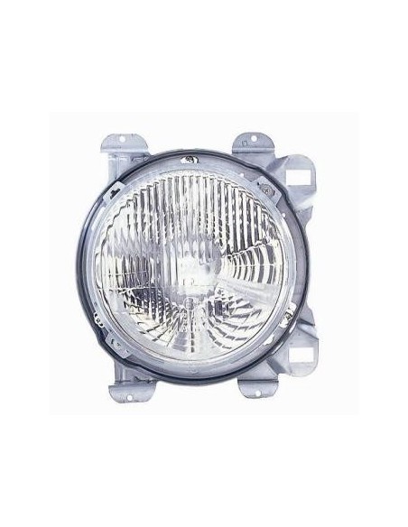 FARO FANALE PROIETTORE ANTERIORE VOLKSWAGEN TRANSPORTER T2/T3 79 in poi 90 C/CORNICE DX DEPO 27080