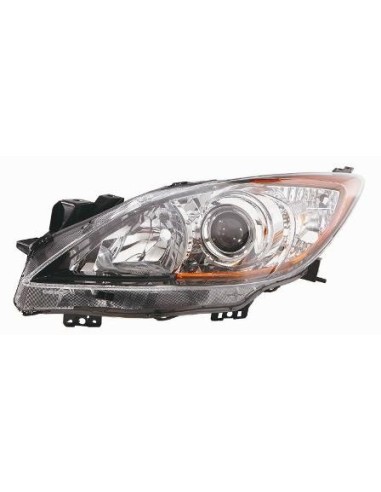 FARO FANALE PROIETTORE ANTERIORE MAZDA 3 2009 PARAB. NERA DX DEPO 27180