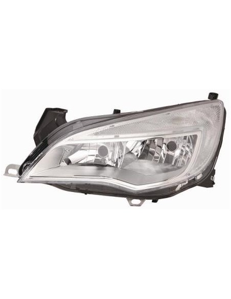 FARO FANALE PROIETTORE ANTERIORE OPEL ASTRA J 2010 PARAB. CROMATA C/MOTORE DX DEPO 28000