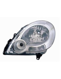 FARO FANALE PROIETTORE ANTERIORE RENAULT KANGOO 2008 PARABOLA CROMATA DX DEPO 28180