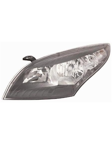 FARO FANALE PROIETTORE ANTERIORE RENAULT MEGANE 2008 PARAB. NERA C/MOTORE ELETT. DX DEPO 28240