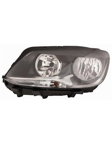 FARO FANALE PROIETTORE ANTERIORE VOLKSWAGEN CADDY - TOURAN 2010 DOPPIA PARAB. C/MOT. DX DEPO 28680