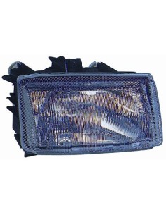 FARO FANALE PROIETTORE ANTERIORE VOLKSWAGEN CADDY-POLO 97 SW CONNETTORE RETTANGOLARE REG. ELETT.DX DEPO 33300