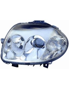 FARO FANALE PROIETTORE ANTERIORE RENAULT CLIO 98 DX 2 PARABOLE PRED. REG. ELET.DEPO 35800