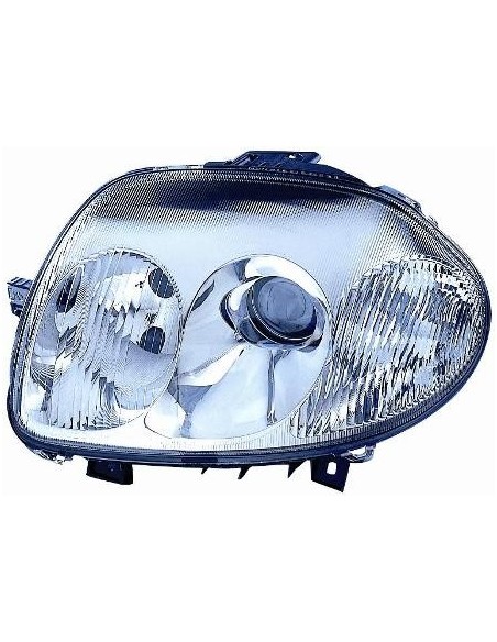 FARO FANALE PROIETTORE ANTERIORE RENAULT CLIO 98 DX 2 PARABOLE PRED. REG. ELET.DEPO 35800