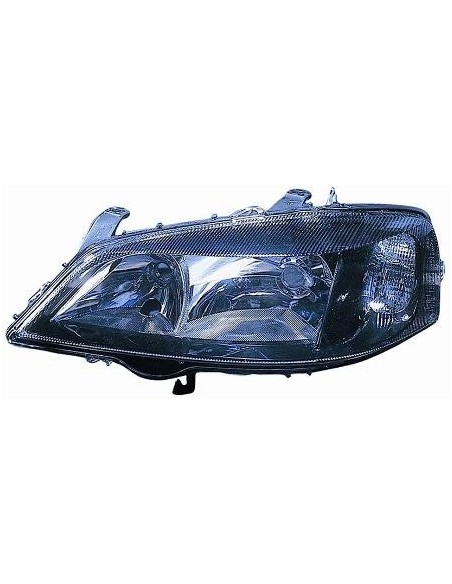 FARO FANALE PROIETTORE ANTERIORE OPEL ASTRA 2001 DX (PARAB. NERA)DEPO 36420