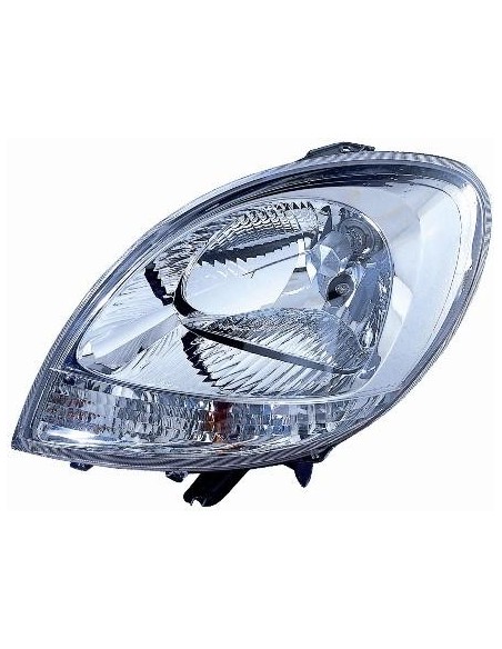 FARO FANALE PROIETTORE ANTERIORE RENAULT KANGOO 2003 IND. DIREZ. BIANCO DX DEPO 39120