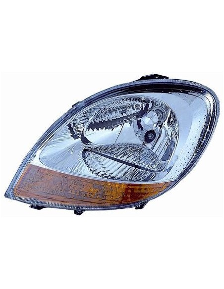 FARO FANALE PROIETTORE ANTERIORE RENAULT KANGOO 2003 IND. DIREZ. ARANCIO DX DEPO 39140