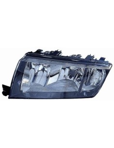 FARO FANALE PROIETTORE ANTERIORE SKODA FABIA 98 PARAB. NERA DX DEPO 39360