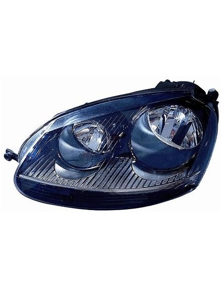 FARO FANALE PROIETTORE ANTERIORE VOLKSWAGEN GOLF V 2003 PARAB. GRIGIO SCURA DX DEPO 39650