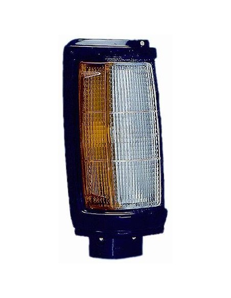 FANALINO ANTERIORE MITSUBISHI L 200 87 (CORNICE NERA) BIANCO DX DEPO 43930