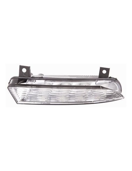 FANALINO ANTERIORE SKODA OCTAVIA 2009 MOD. RS C/LUCE DIURNA A LED DX DEPO 48982