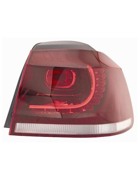 FANALE POSTERIORE VOLKSWAGEN GOLF VI 2008 GTI (R) ESTERNO A LED ROSSO SCURO DX DEPO 506010