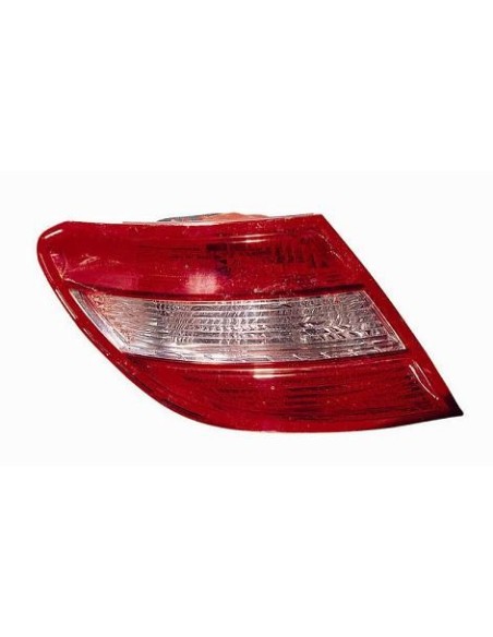FANALE POSTERIORE MERCEDES CLASSE C W204 2006 BERLINA BIANCO-ROSSO DX DEPO 507213