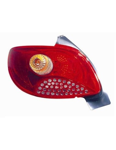 FANALE POSTERIORE S/P. PEUGEOT 206 PLUS 2008 ROSSO MOD. VALEO DX DEPO 507317