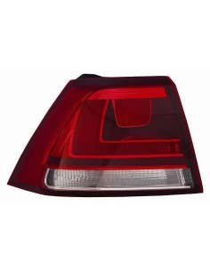 FANALE POSTERIORE S/P. VOLKSWAGEN GOLF VII 2012 BIANCO-ROSSO FONDO SCURO ESTERNO DX DEPO 507441