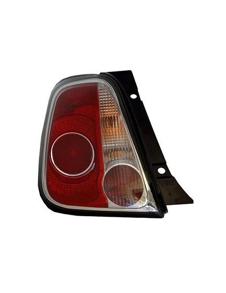 FANALE POSTERIORE S/P. FIAT 500 2010 BORDO NERO DX DEPO 507604