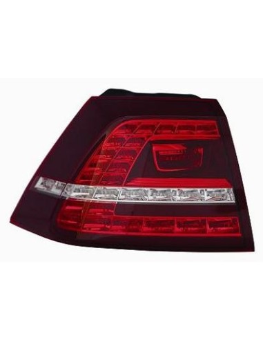 FANALE POSTERIORE VOLKSWAGEN GOLF VII 2012 BIANCO-ROSSO A LED DX DEPO 507660