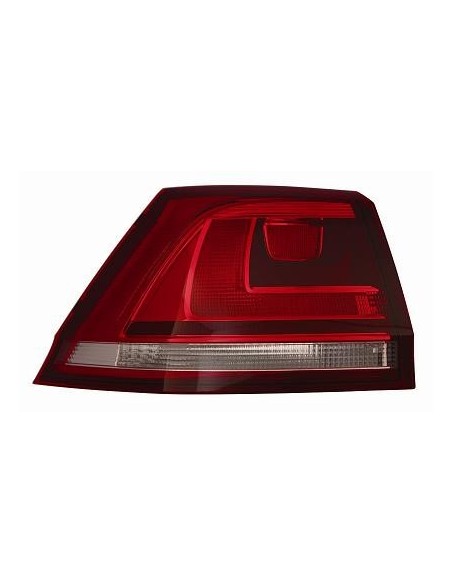 FANALE POSTERIORE S/P. VOLKSWAGEN GOLF VII 2012 STATION WAGON BIANCO-ROSSO FONDO SCURO ESTERNO DX DEPO 507891