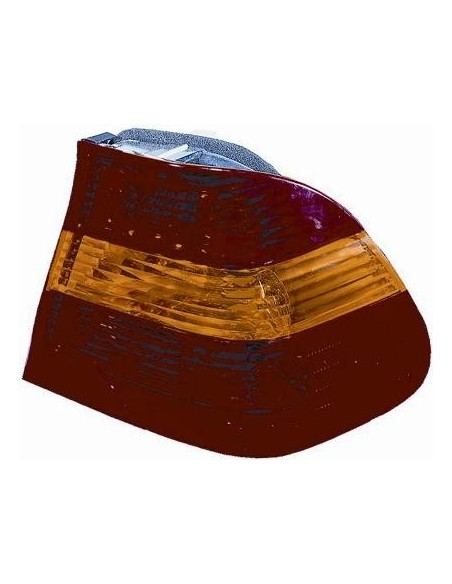 FANALE POSTERIORE S/P. BMW SERIE 3 E46 2002 BERLINA GIALLO/ROSSO DX S\\P ESTERNO DEPO 53170