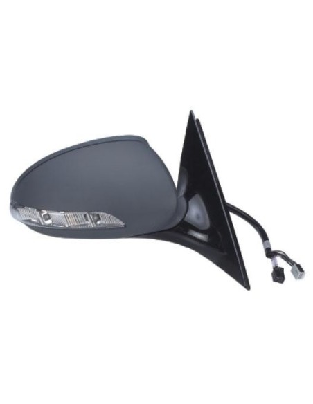 RETROVISORE ESTERNO MERCEDES CLS 2004-2008 EL. TERM. RIB. C/MEM. C/FAN. C/LUCE DI CORT. C/PRIM. ASF. 15PIN DX DEPO 800124
