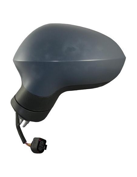 RETROVISORE ESTERNO SEAT LEON 2009 ELETT. TERM. RIB. C/PRIM. 7PIN DX DEPO 800180