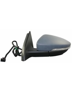 RETROVISORE ESTERNO VOLKSWAGEN PASSAT 2010 ELETT. TERM. C/FAN. E LUCE DI CORTESIA C/PRIM. 9PIN DX DEPO 800228