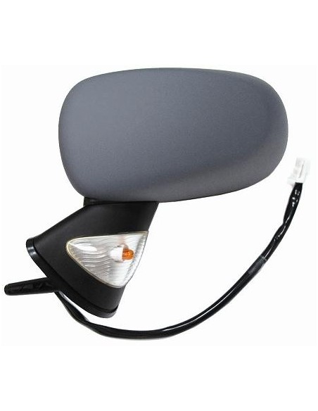 RETROVISORE ESTERNO RENAULT MODUS 2006 in poi  ELETT. TERM. C\\SONDA C/PRIMER C\\FAN. BIANCO DX DEPO 800482