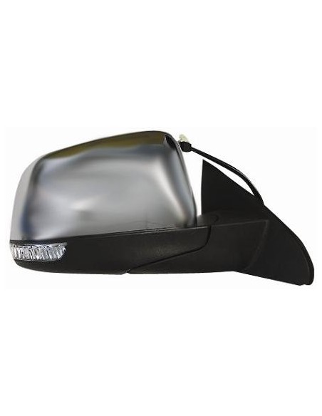 RETROVISORE ESTERNO CHRYSLER JEEP GRAND CHEROKEE 2011 in poi  EL. TERM. C/MEM. C/FAN. C/BLIND SPOT CROMATO DX DEPO 801275