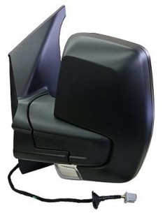 RETROVISORE ESTERNO FORD TRANSIT CUSTOM - TOURNEO CUSTOM 2012 ELETT. TERM. C/FAN. 6PIN NERO DX DEPO 801387