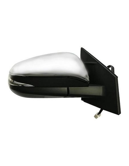 RETROVISORE ESTERNO TOYOTA RAV 4 2013 ELETT. TERM. RIB. C/FAN. CROMATO DX DEPO 801461
