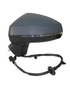 RETROVISORE ESTERNO AUDI A3 2012 3/5 P. ELETT. TERM. C/FAN. C/PRIM. 8 PIN LANE ASSIST DX DEPO 801515
