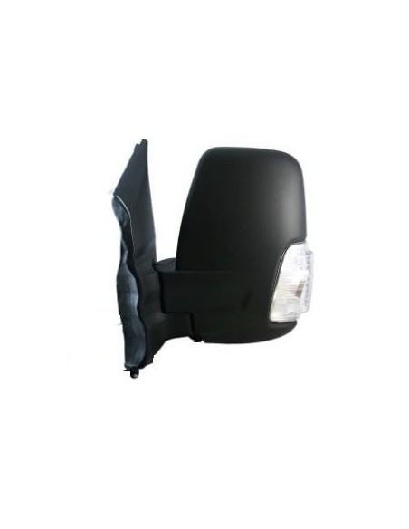 RETROVISORE ESTERNO FORD TRANSIT 2014 MANUALE C/FAN. BIANCO BRACCIO CORTO NERO DX DEPO 801768