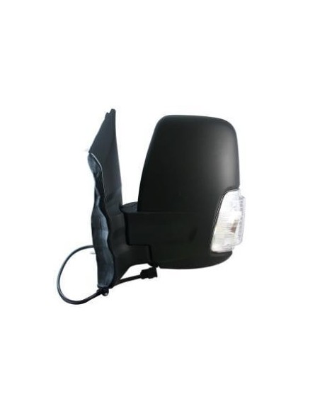 RETROVISORE ESTERNO FORD TRANSIT 2014 ELETT. TERM. RIB. C/FAN. BIANCO BRACCIO CORTO NERO 8PIN DX DEPO 801772