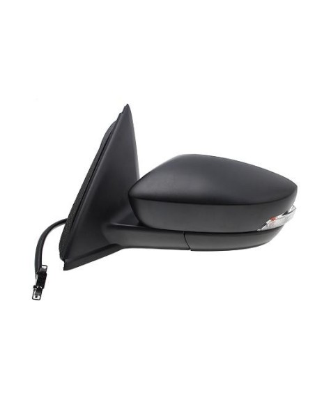 RETROVISORE ESTERNO SKODA FABIA 2015 ELETT. TERM. NERO 6PIN C/FAN. DX DEPO 801994