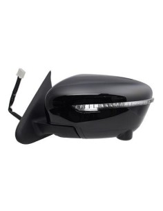 RETROVISORE ESTERNO NISSAN JUKE 2014 ELETT. TERM. C/FAN. 11PIN BLIND SPOT C/PRIMER DX DEPO 802008