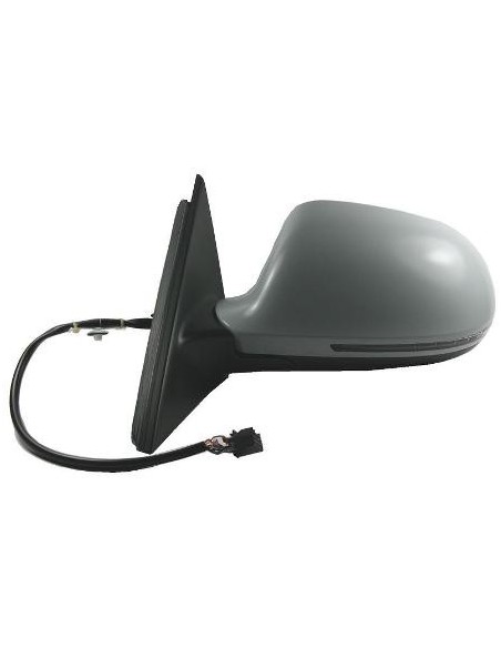 RETROVISORE ESTERNO AUDI A4 2007 EL. TERM. RIB. MEM. C/FAN. C/PR. 14 PIN ASF. DX DEPO 95290