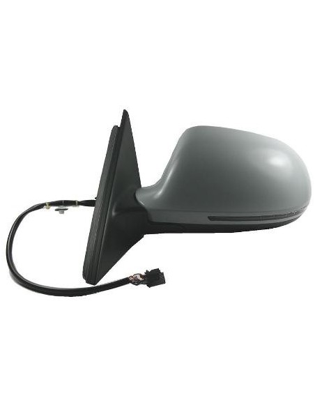 RETROVISORE ESTERNO AUDI A4 07' EL. TER. C/FAN. C/PR. 8 PIN LANE ASSIST DX DEPO 95310