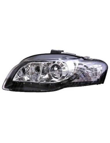 KIT PROIETTORE AUDI A4 2004 C/LENTIC. LUCE DI POSIZ. A LED PARAB. NERADEPO MK.AD.18