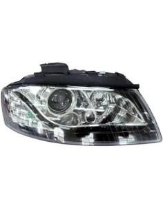 KIT PROIETTORE AUDI A3 2003 C/LENTIC. LUCE DI POSIZ. A LED PARAB. NERADEPO MK.AD.19