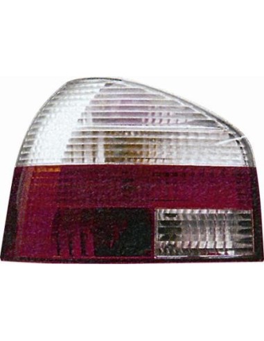 KIT FANALE POSTERIORE AUDI A3 96 BIANCO - ROSSO PRISMATICODEPO MK.AD.9
