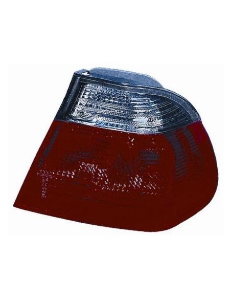 KIT FANALE POSTERIORE BMW SERIE 3 E46 BERLINA ROSSO/FUME'DEPO MK.BM.14