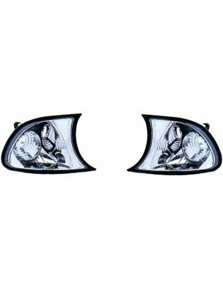 KIT FANALINO ANTERIORE BMW SERIE 3 E46 COUPE' CRYSTAL CROMATODEPO MK.BM.22