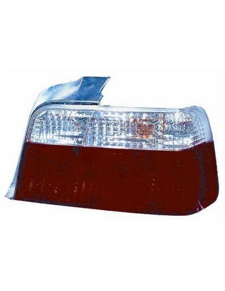 KIT FANALE POSTERIORE BMW SERIE 3 E36 COUPE' ROS./BIANCO PRISMATICODEPO MK.BM.3