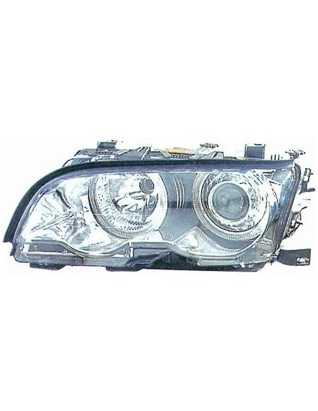 KIT PROIETTORE BMW SERIE 3 E46 COUPE' PARAB. CROMATA TECN. CELIS C\\LENT.DEPO MK.BM.31