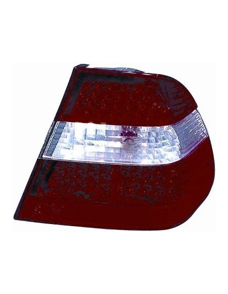 KIT FANALE POSTERIORE BMW SERIE 3 E46 BERLINA BIANCO-ROSSO A LED SOLO ESTERNO DEPO MK.BM.41