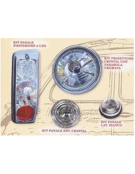 KIT FAN. COMPLETO FIAT 500 F-L-R SPORTINGDEPO MK.FT.9